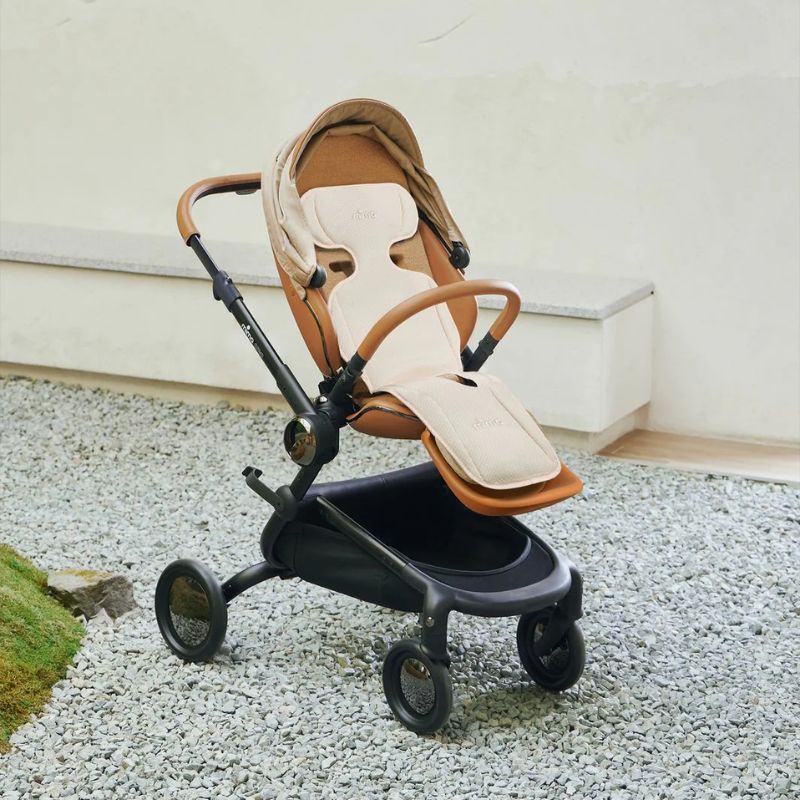 ميما - بطانة كرسي لعربية الأطفال مع مروحة فقط - بيج دونات