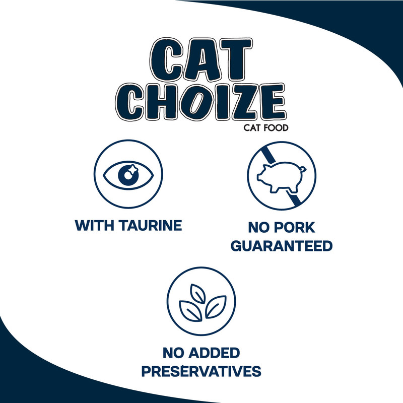 كات تشويز - طعام معلب رطب للقطط البالغة بنكهة الدجاج والكبد - 400 جرام