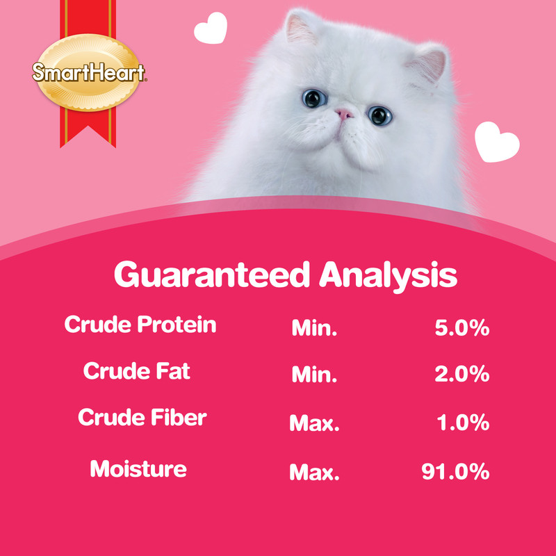 سمارت هارت - مكافآت كريمية للقطط بالدجاج - 4 أكياس