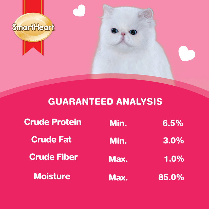 سمارت هارت - طعام رطب للقطط البالغة بالدجاج والأرز والتونة - 85غ