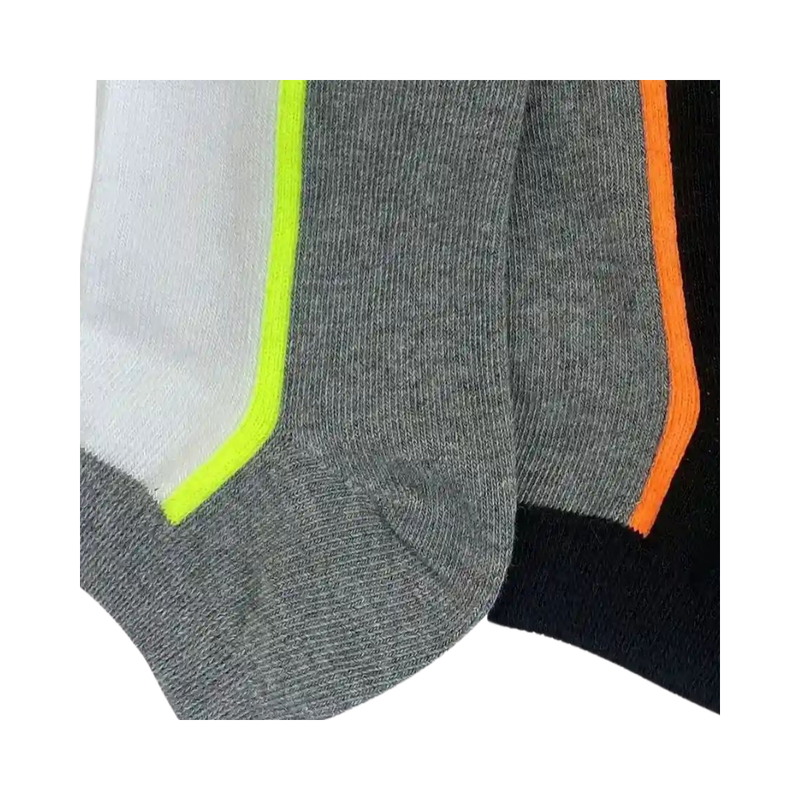 Genius - 3pc-Set - Boy's Low Cut Socks - Multicolor