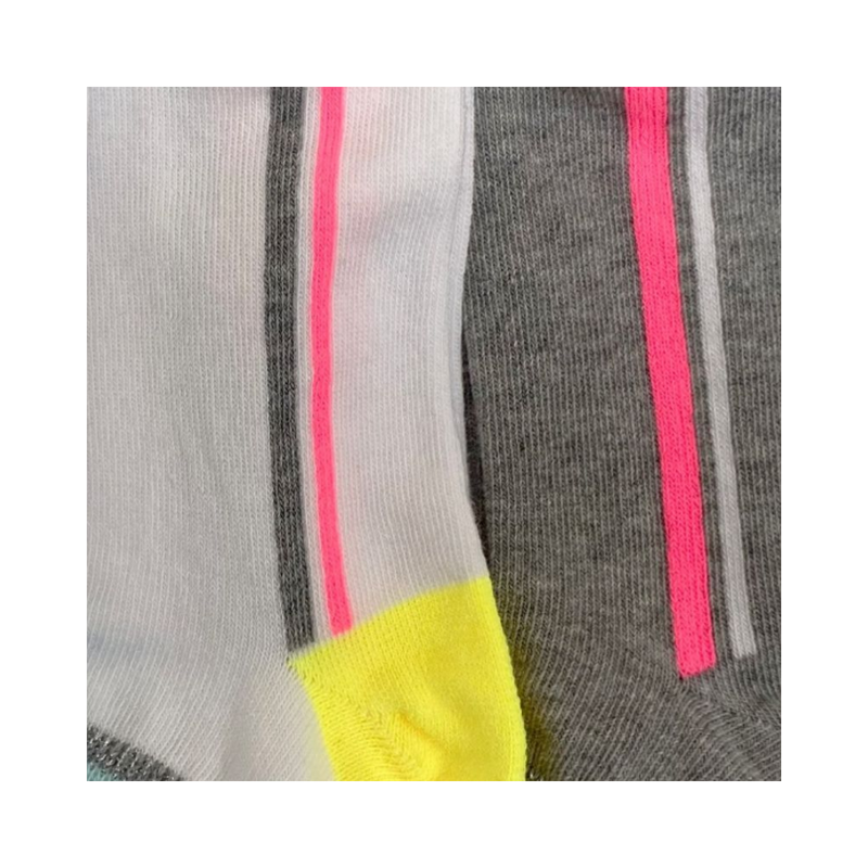 Genius - 3pc-Set - Girl's Printed Low Cut Socks - Multicolor