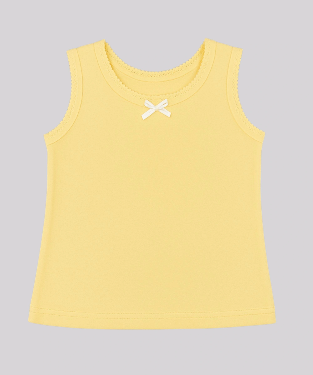 جينيوس - طقم من 3 قطع - صدرية قطنية ناعمة للبنات - متعددة الألوان