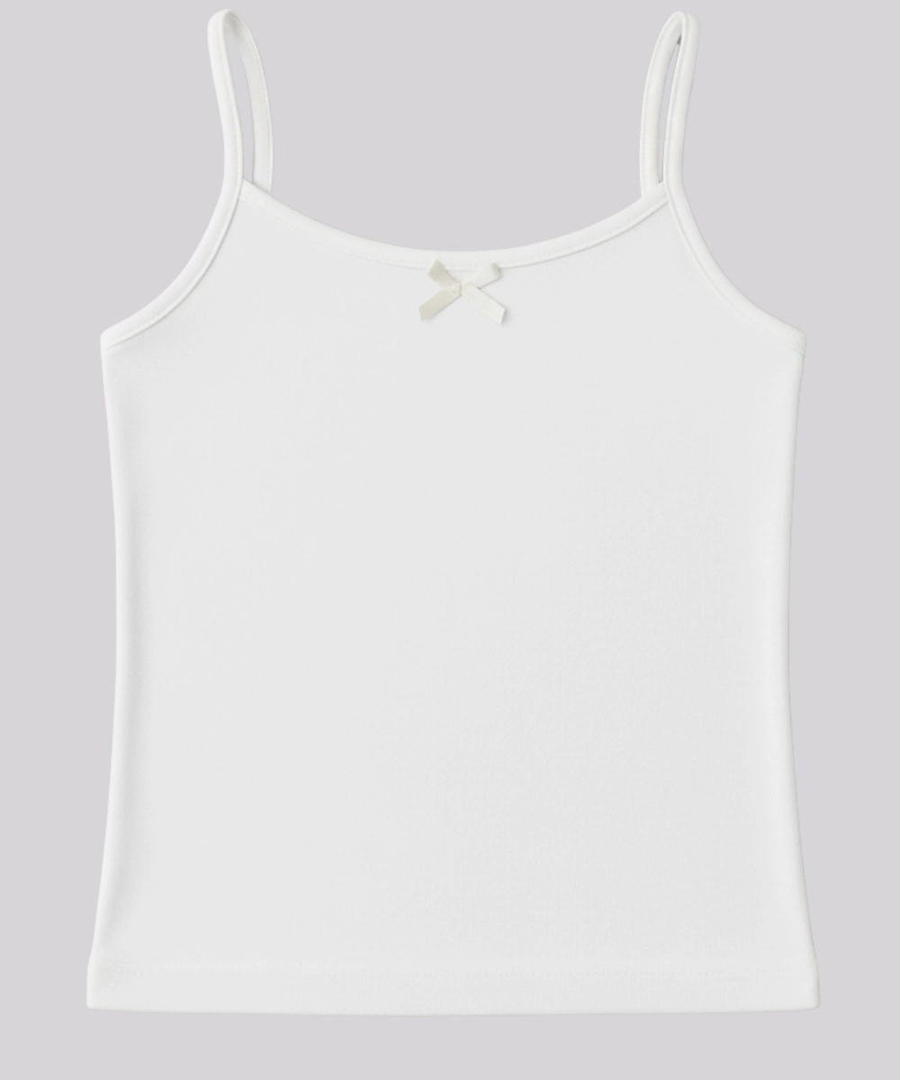 جينيوس - طقم من 3 قطع - قميص داخلي بحمالات رفيعة للبنات - متعدد الألوان