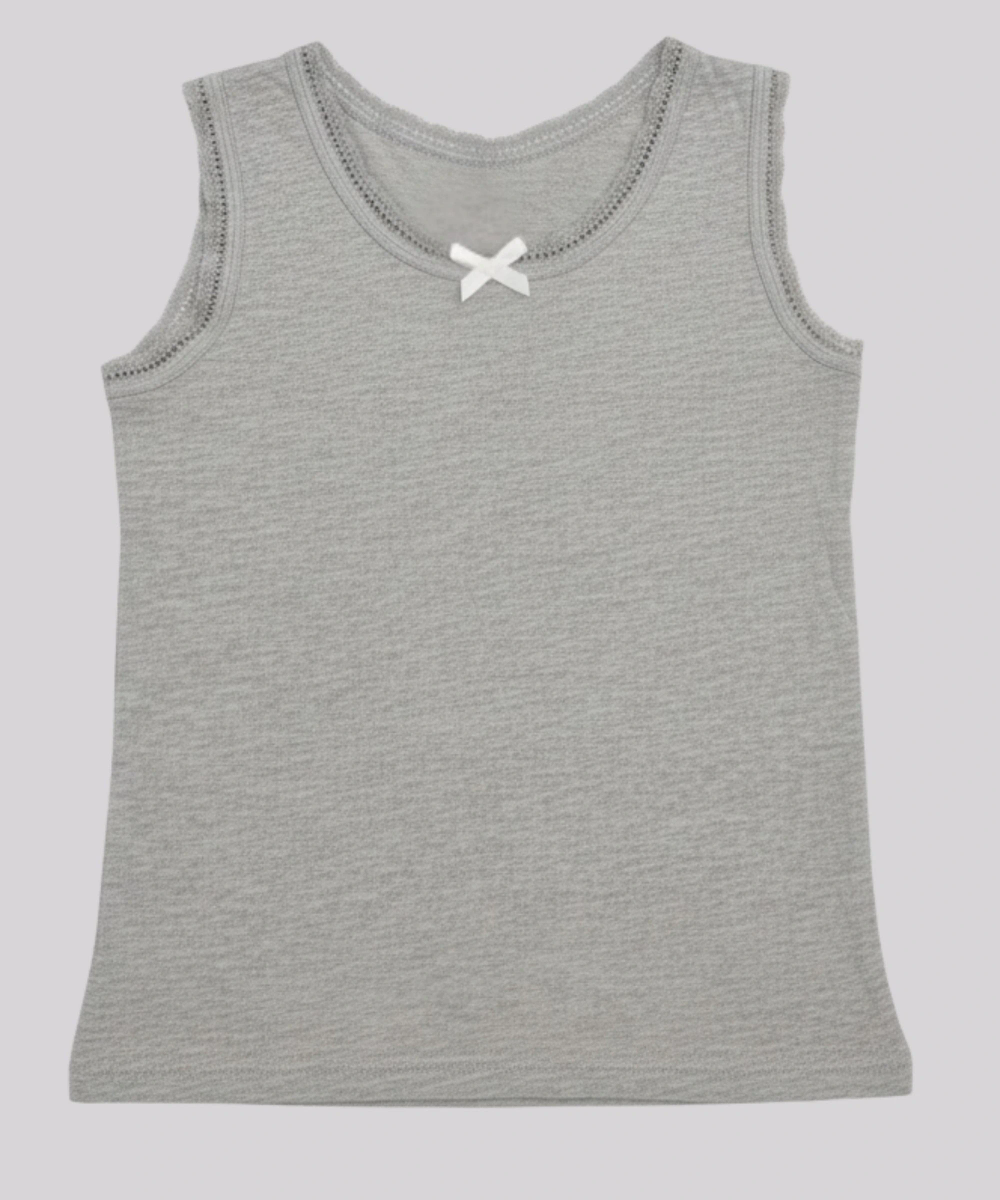 جينيوس - طقم من 3 قطع - صدرية قطنية للبنات - متعددة الألوان