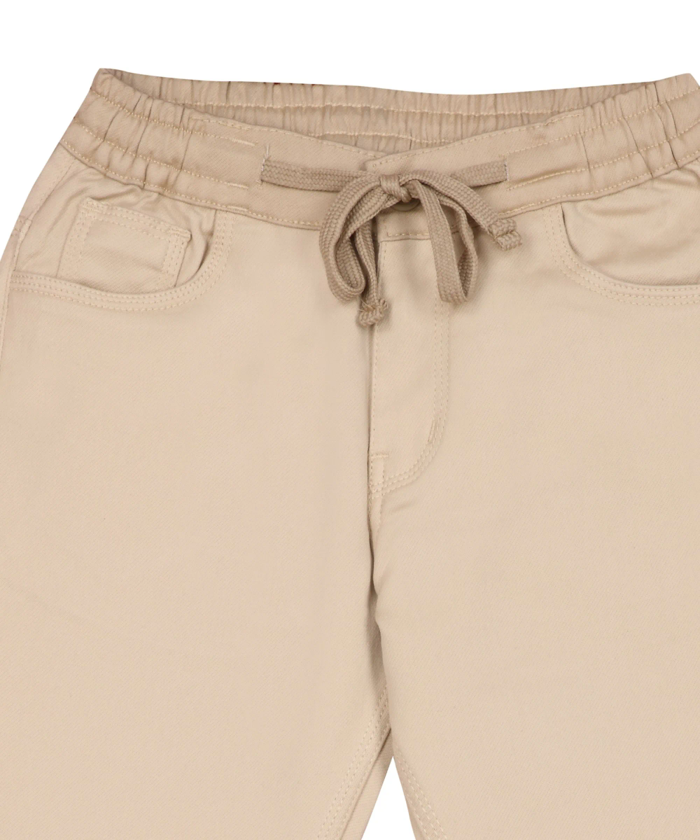 نيكسجين جونيورز - بنطال نصف مطاطي - بيج