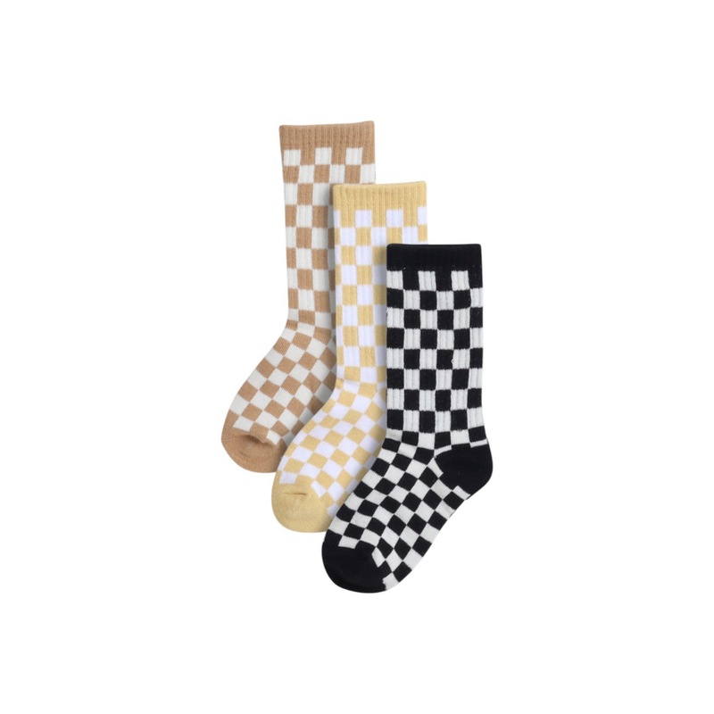 Genius - 3pc-Set - Boy's Printed Crew Socks - Multicolor