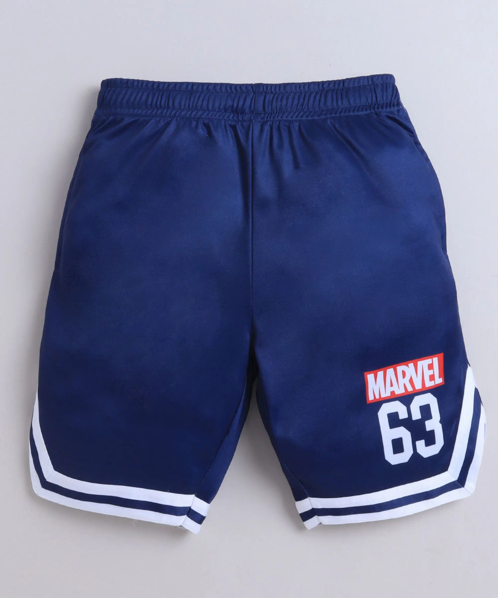 Marvel - Boy's Marvel Active Sports Shorts - Dark Blue