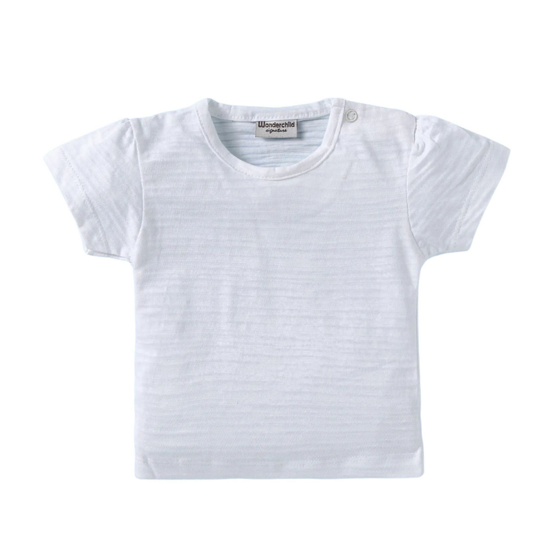 Wonderchild - Baby Girl' T-Shirt With Dungaree - Baby Pink