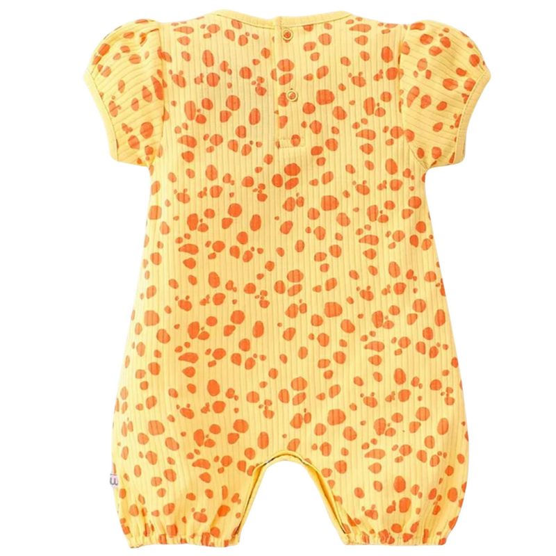 Wonderchild - Baby Girl' Cap Sleeve Romper - Yellow