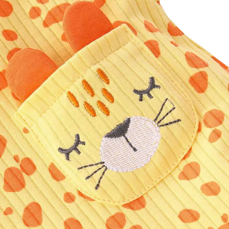 Wonderchild - Baby Girl' Cap Sleeve Romper - Yellow