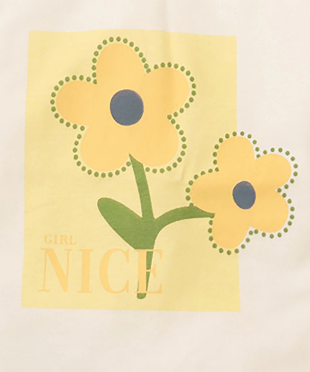 Smart Baby - 2pc-Set - Baby Girl's Cap Sleeves T-Shirt & Pants - Yellow/White