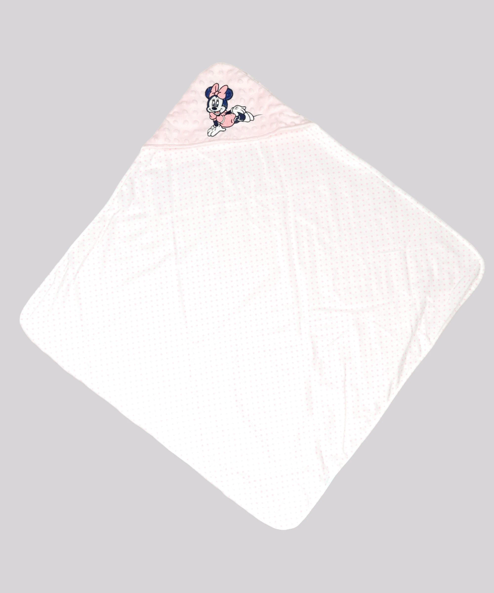 بطانية ميني ماوس بقبعة للبنات