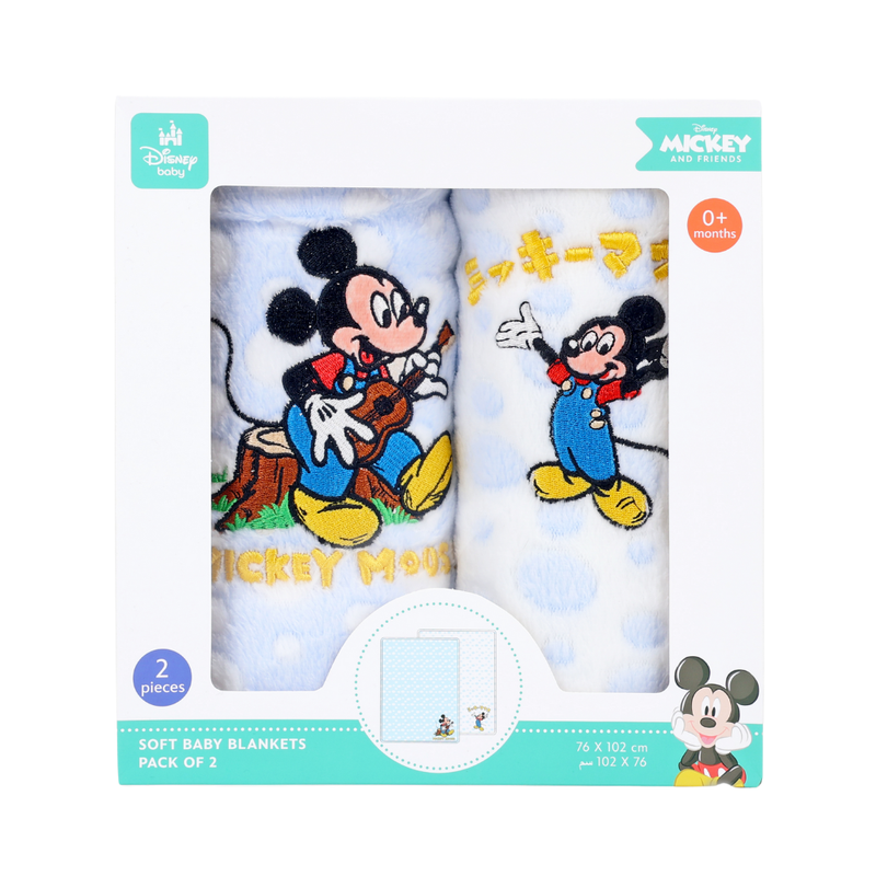 Mickey Mouse - Baby Boy's Mickey Mouse Blanket Set