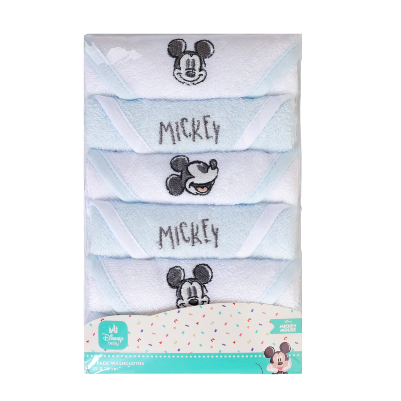 Mickey Mouse - Baby Boy's Mickey Mouse 6pcs Wash Cloth