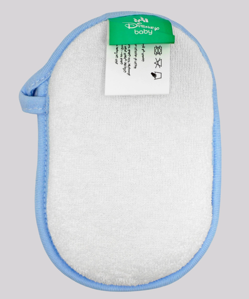 ميكي ماوس - إسفنجة استحمام للمواليد مطبوعة - أزرق