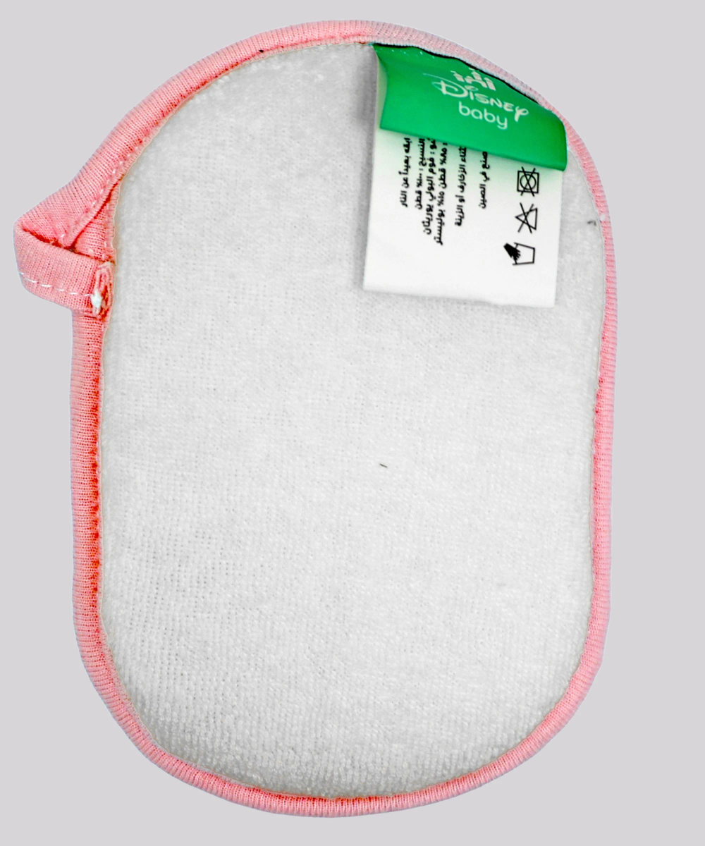 إسفنجة استحمام للأطفال مطبوعة بطبعة ميني ماوس - وردي