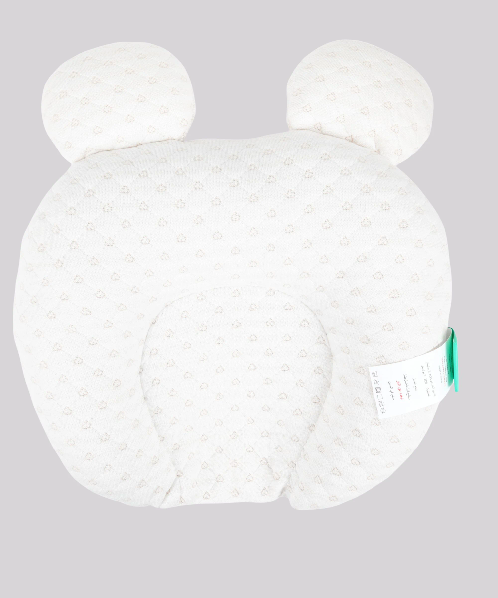 وسادة رأس الطفل ميني ماوس - بيضاء