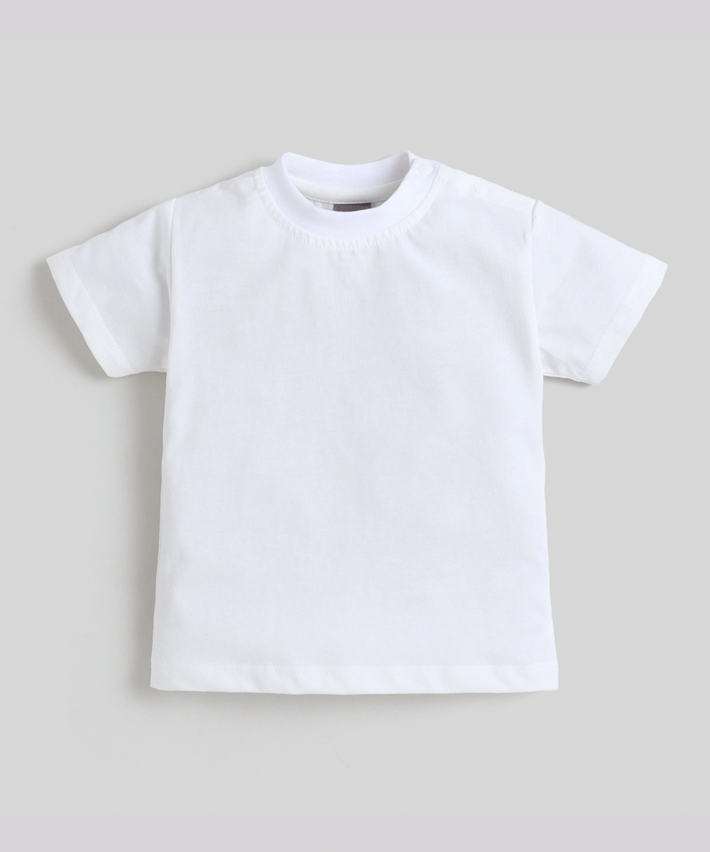 Little Kangaroos - 2pc-Set - Baby Boy's T-Shirt & Striped Dungaree - Beige