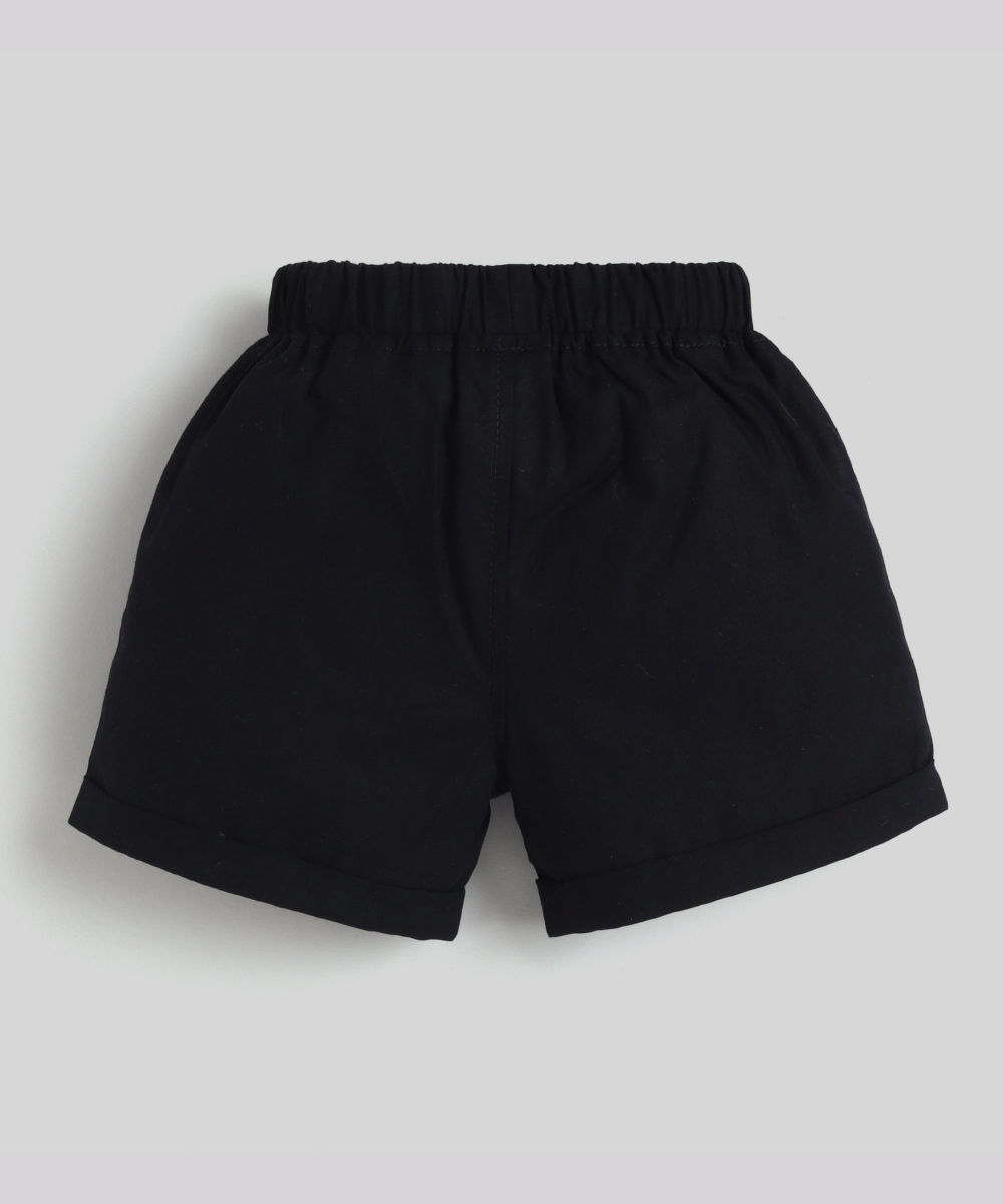 Little Kangaroos - 3pc-Set - Baby Boy's Shirt, Waistcoat & Shorts - Black