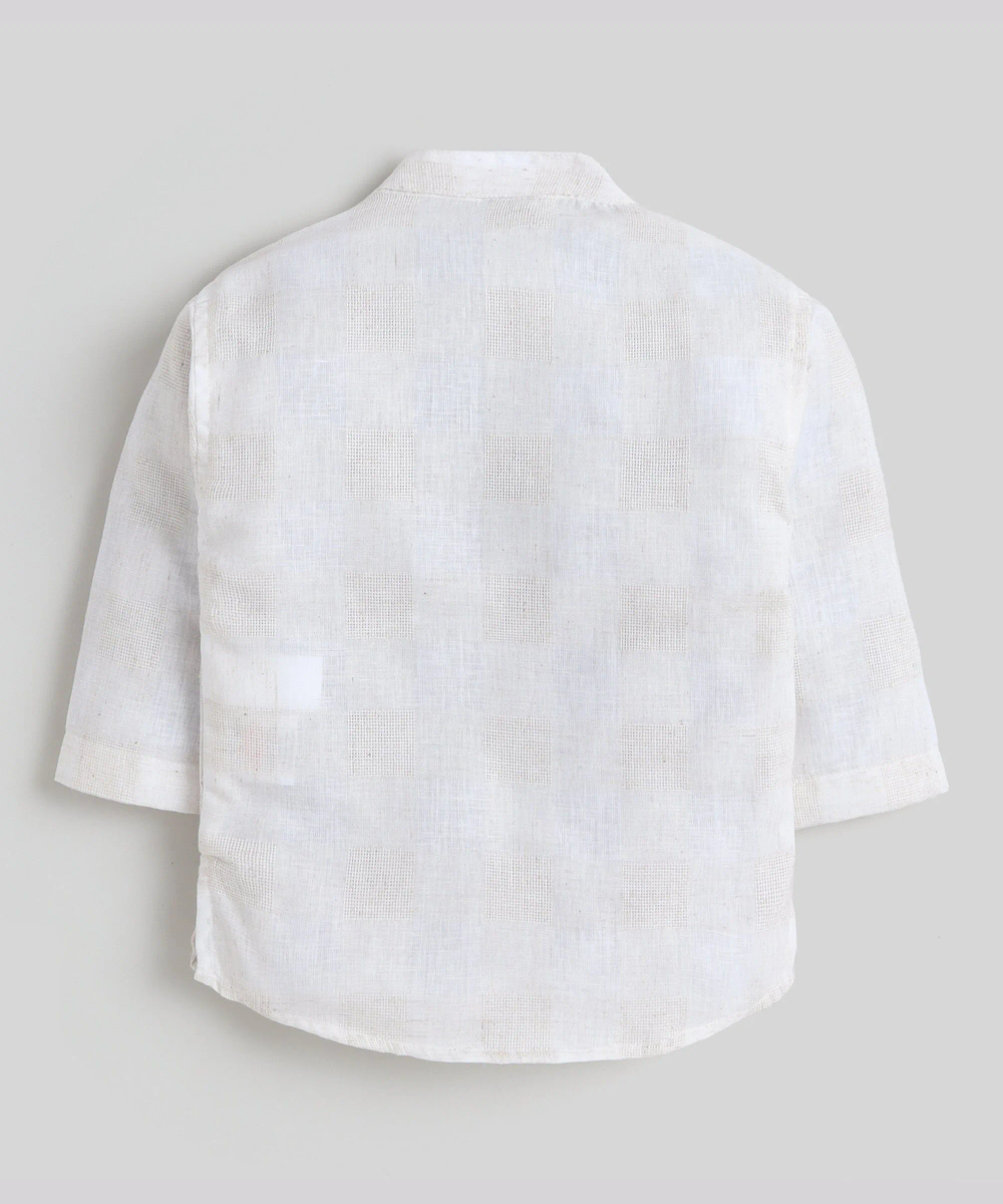 Little Kangaroos - 2pc-Set - Boys Kurta & Short - Beige