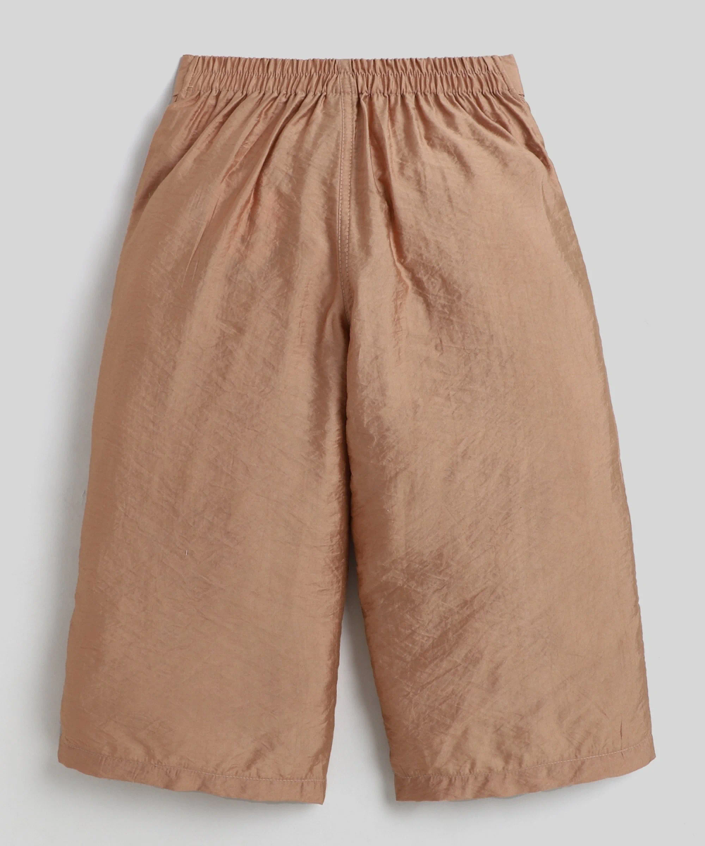 Little Kangaroos - Girl's Plain Pant - Brown