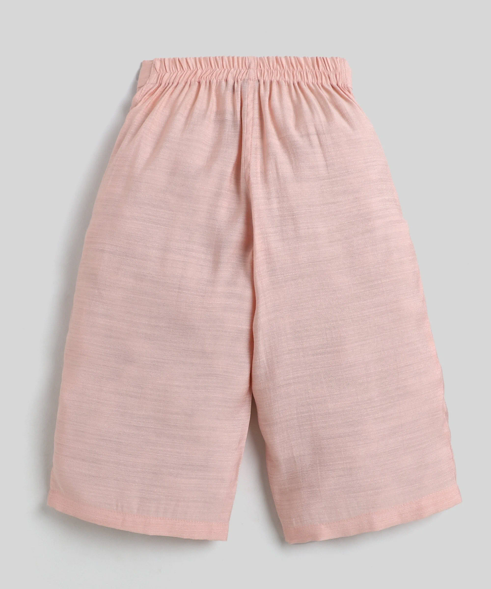 Little Kangaroos - Girl's Casual Palazzo - Peach