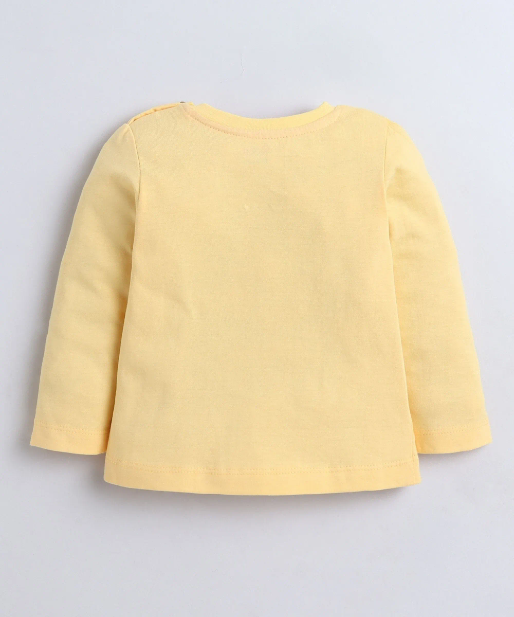 Smart Baby - 2pc-Set - Girl's T-Shirt & Pant - Yellow