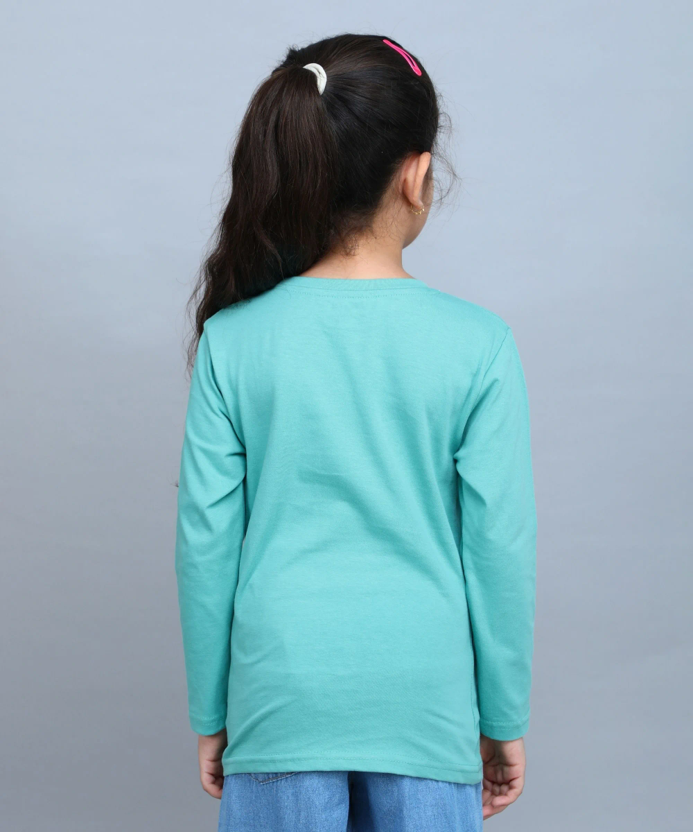 Nexgen Girls - Girl's Graphic Printed T-Shirt - Blue