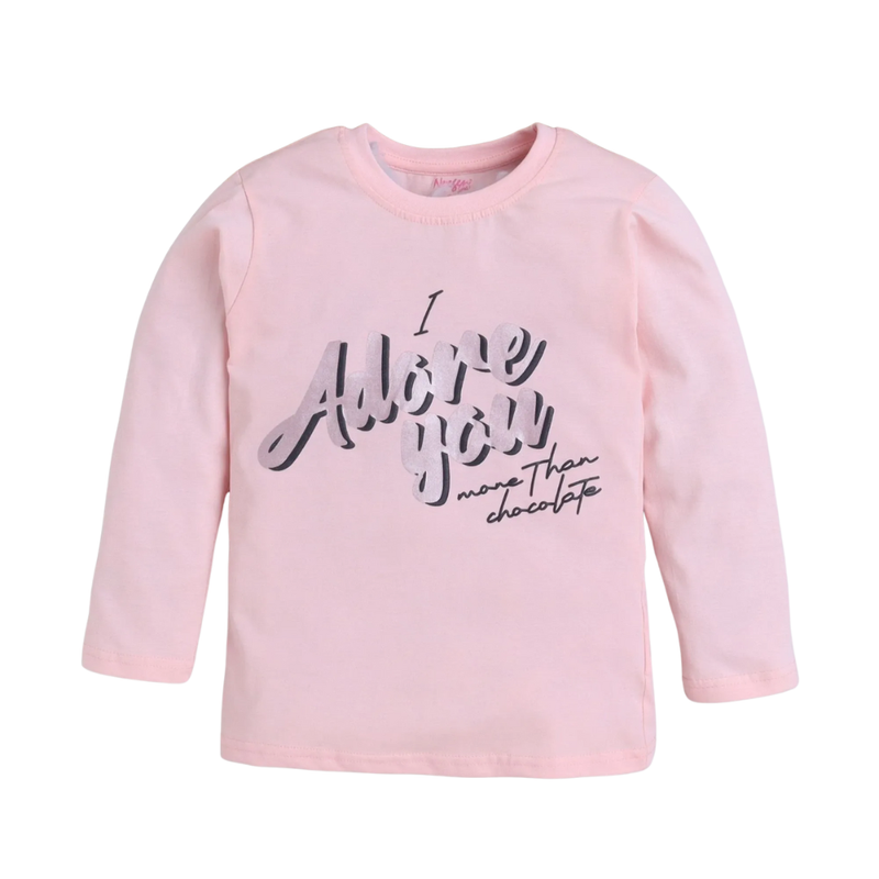 Nexgen Girls - Girl's Casual Printed T-Shirt - Pink