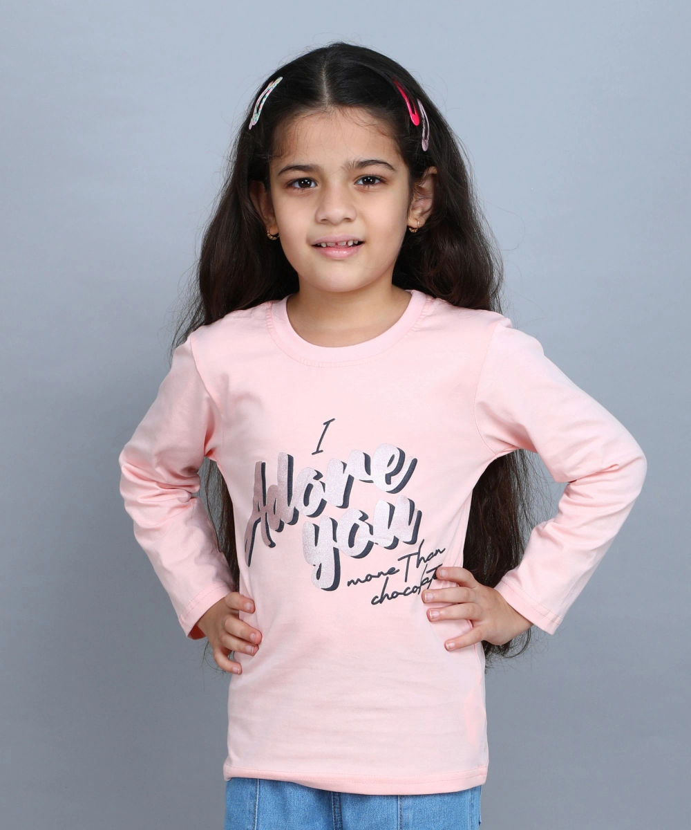Nexgen Girls - Girl's Casual Printed T-Shirt - Pink