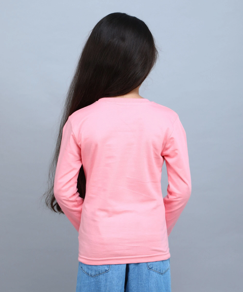 Nexgen Girls - Girl's Dreaming Is Free Printed T-Shirt - Pink