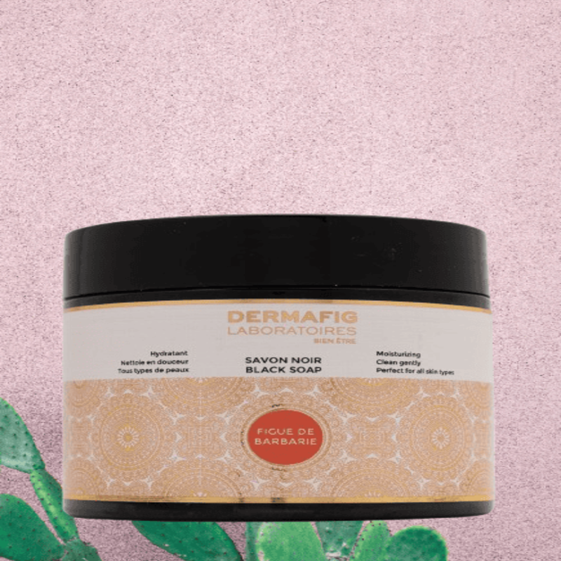 Dermafig - Prickly Pear Black Soap - 150ml