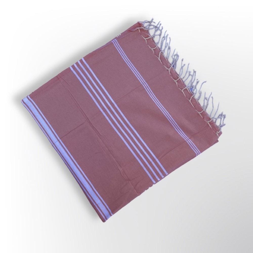 حمام كورنر - منشفة شاطئ ذا لاين - وردي