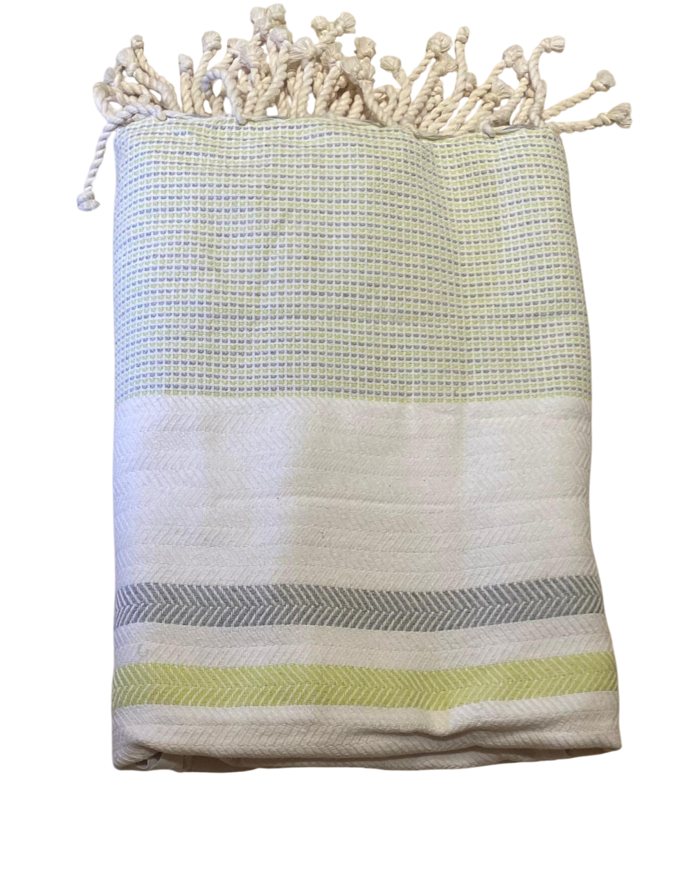 حمام كورنر - منشفة شاطئ ويفلوكس - رمادي