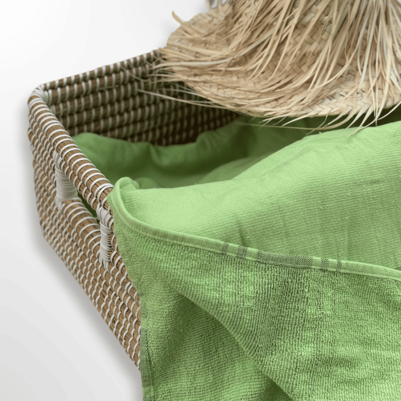 حمام كورنر - منشفة شاطئ سحر بحري - أخضر