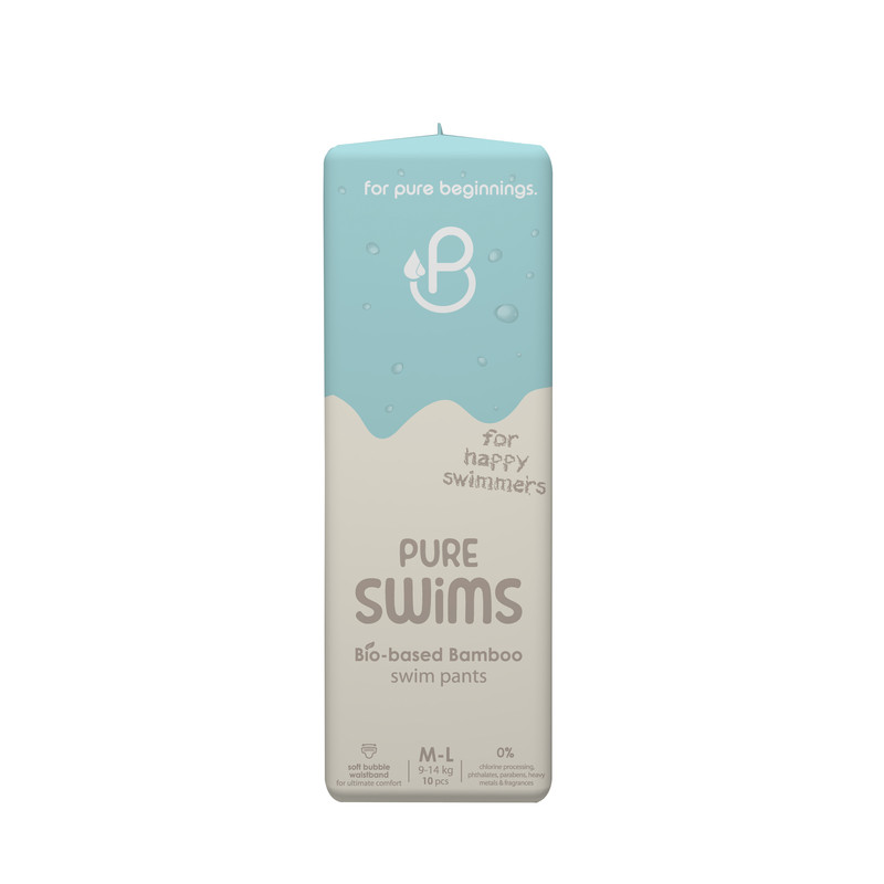 Pureborn - Baby Swim Diaper Pants - Medium-Large - 9-14 kg - 10 Pcs