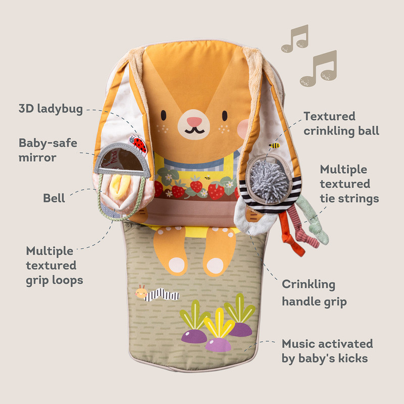 Taf Toys - Bunny Play & Kick Car Toy