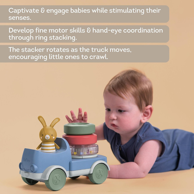 تاف تويز - لعبة شاحنة الأرنب المكدس 2 في 1