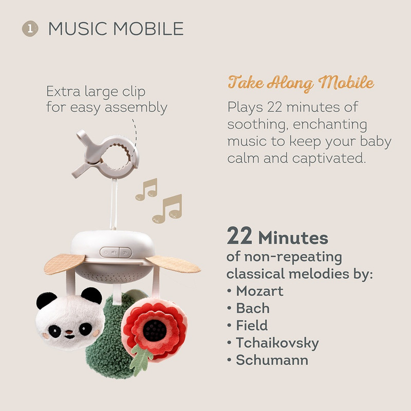 ألعاب تاف - مجموعة موسيقية فاخرة للأطفال حديثي الولادة
