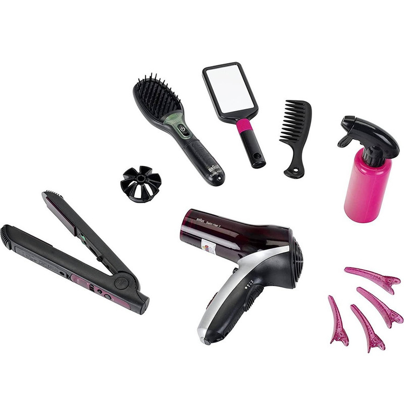 Klein Toys - Braun Satin Hair Toys Mega Hairstyling Set