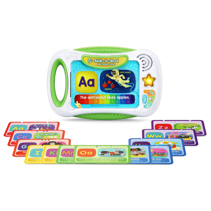 LeapFrog - Slide To Read ABC Flash Cards Early Learning Toy Set