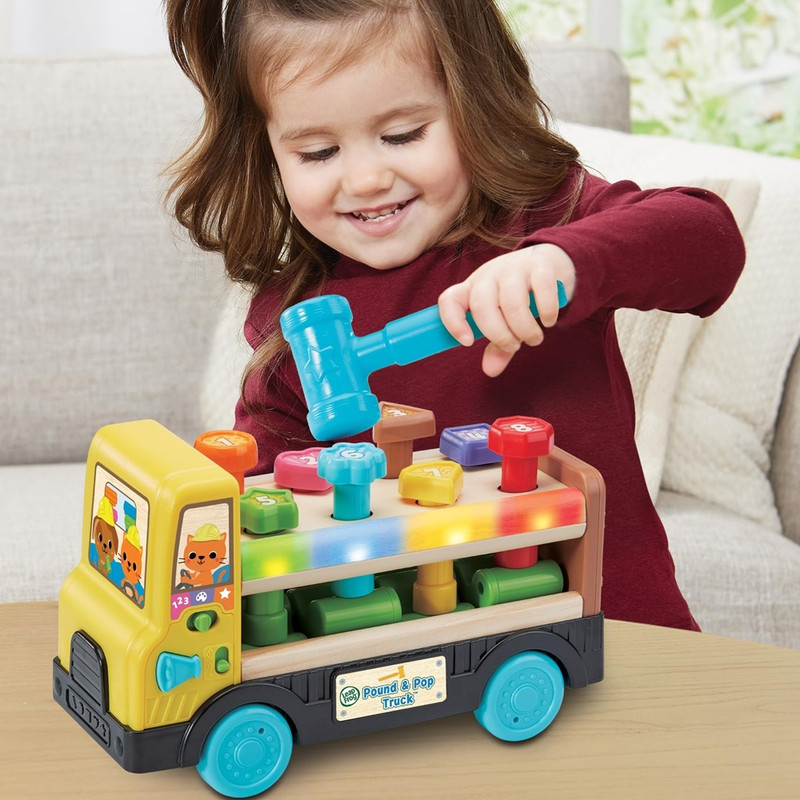 LeapFrog - لعبة تفاعلية لشاحنة Pound And Pop