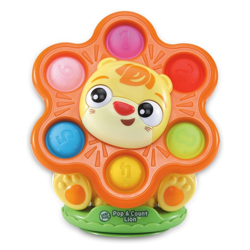 لعبة ليب فروغ الحسية على شكل أسد - متعددة الألوان