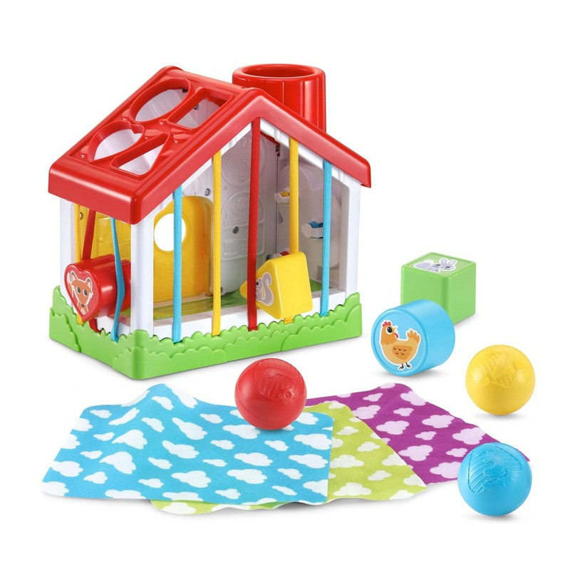 ليب فروغ - لعبة بيت الاكتشاف 4 في 1 للتعلم المبكر - متعددة الألوان