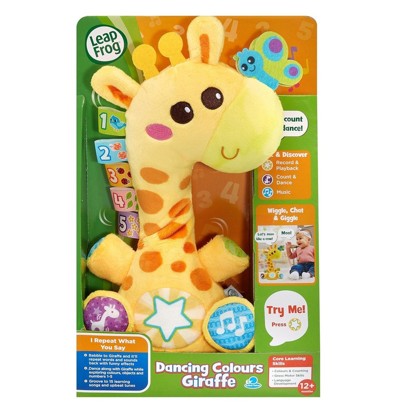 LeapFrog - Dancing Colours Giraffe Musical Learning Toy - Yellow