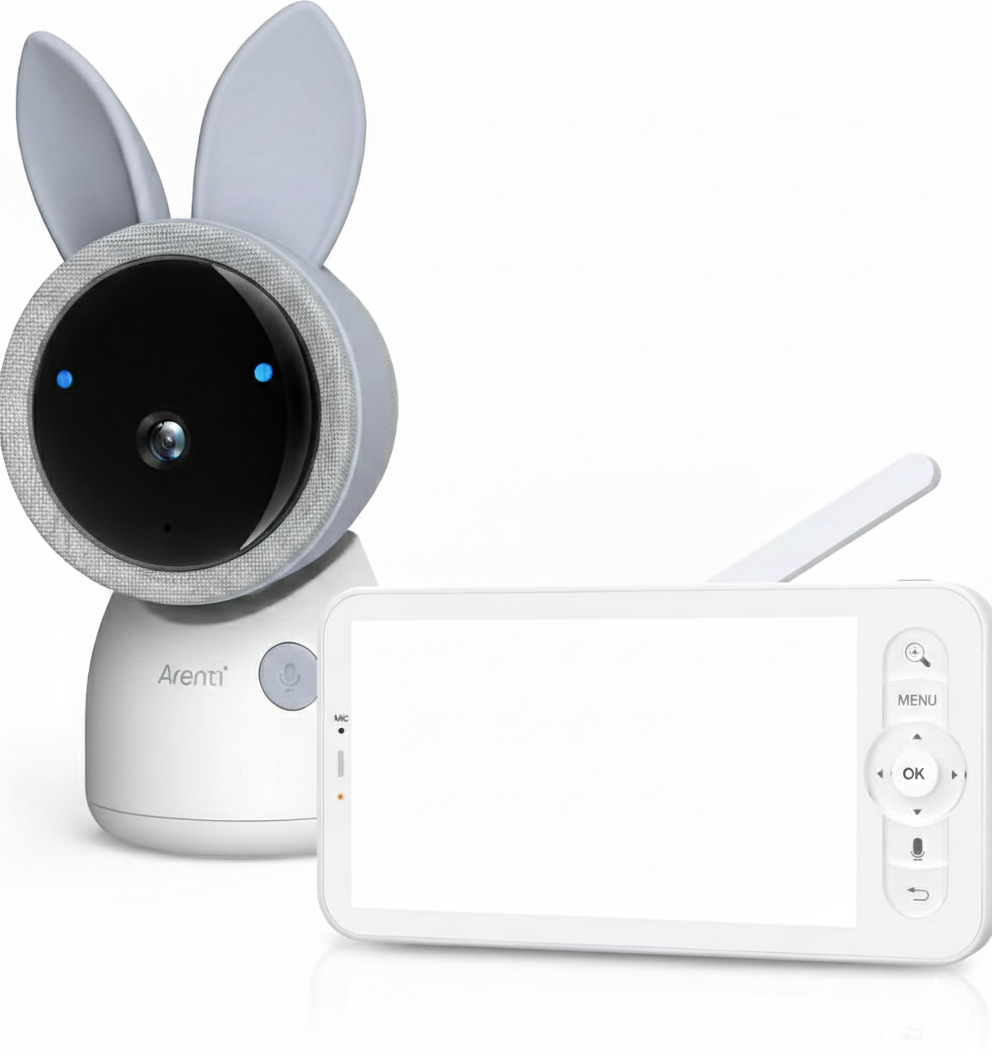 Arenti - 4mp/2.5k Wi-fi Video Baby Monitor Kit With LCD Screen