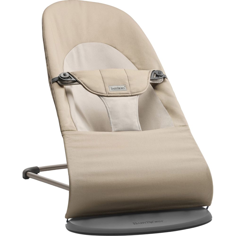 BABYBJORN - Soft Woven Balance Bouncer - Khaki/Beige