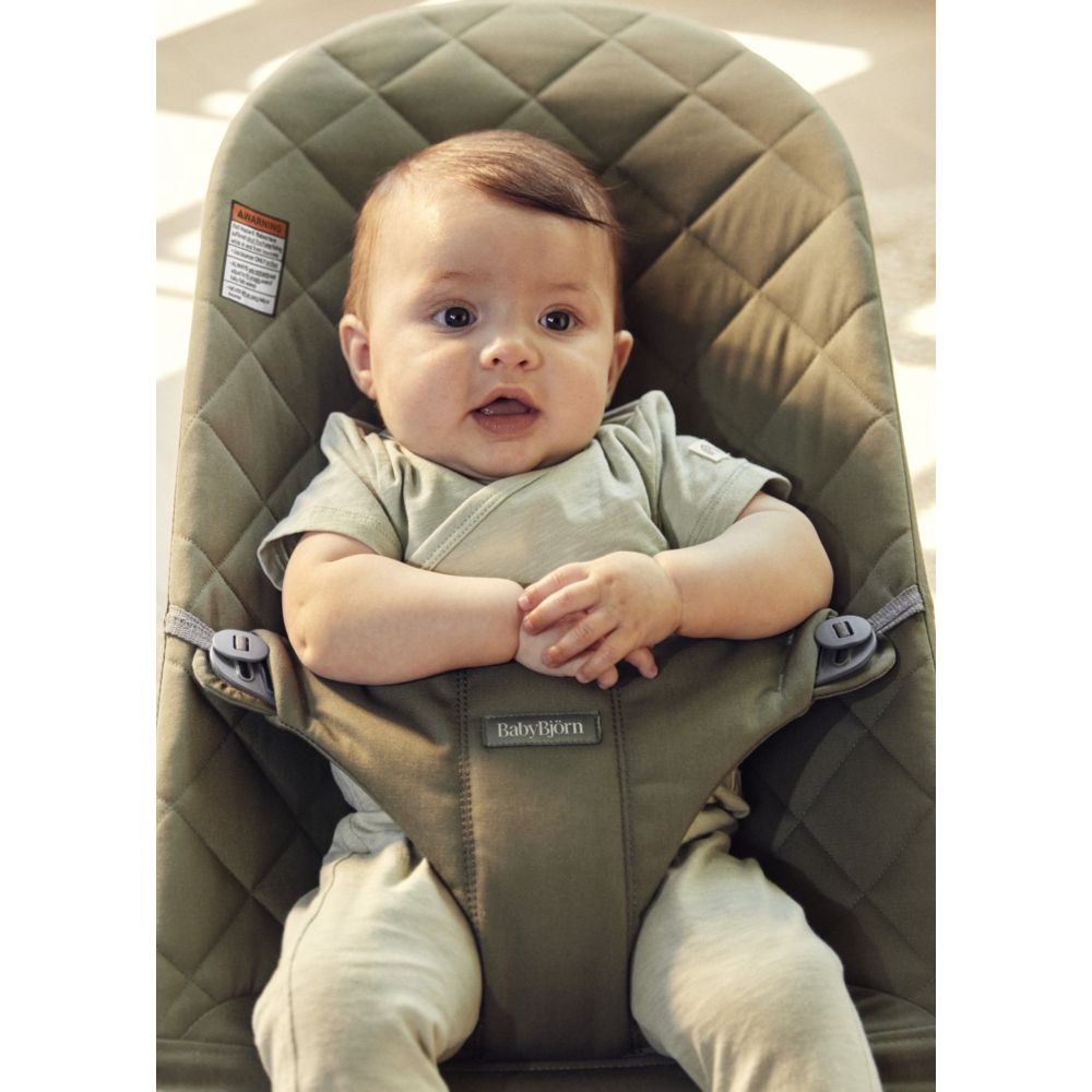 Babybjorn Classic Quilt Bouncer Bliss - Dark Green