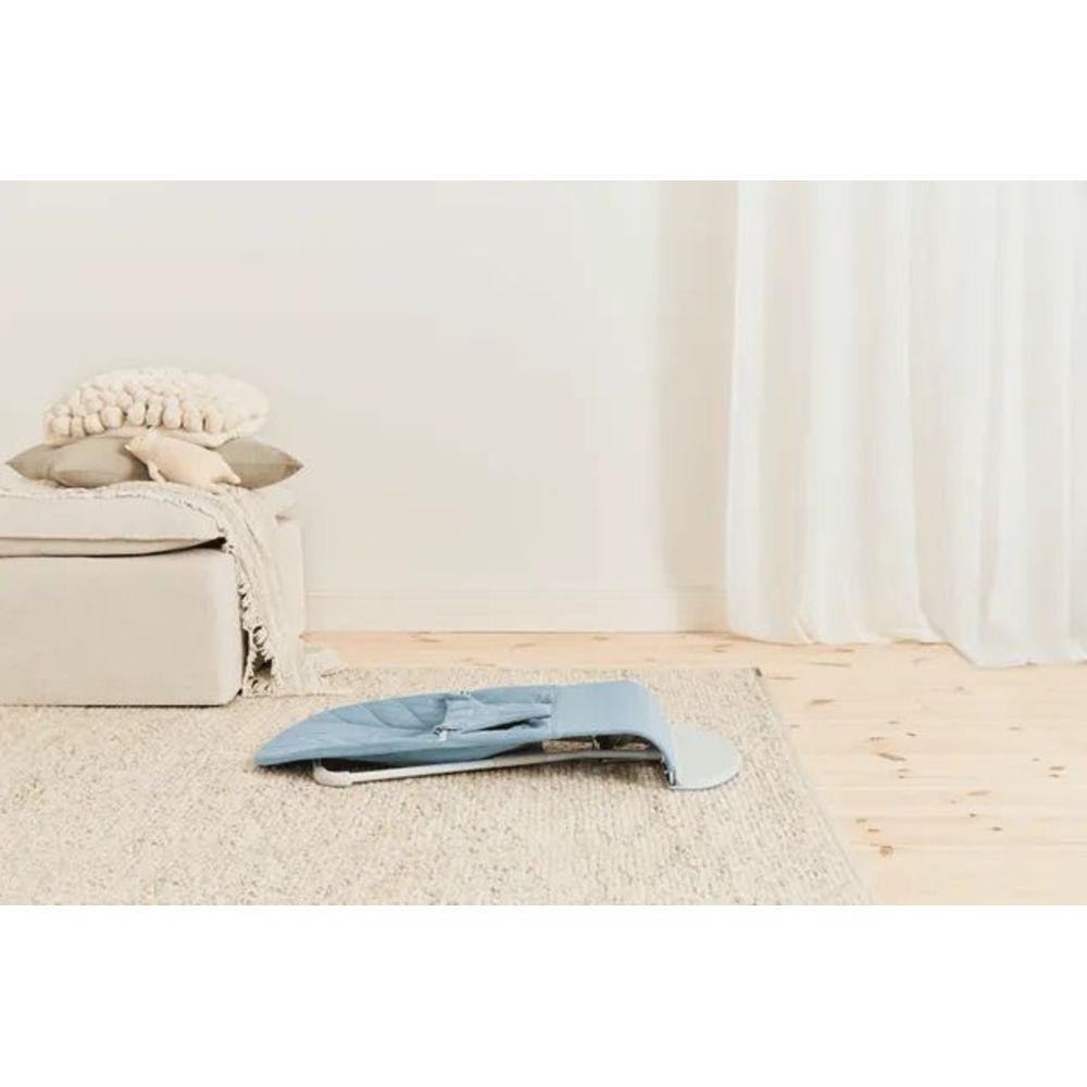 BABYBJORN - Bliss Woven Baby Bouncer - Blue